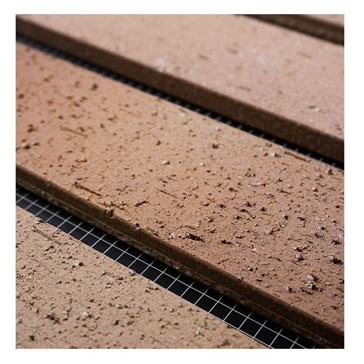 Facade Production Decorative Facing Brick For Building Materials Red Clay Looking Slip Tile Exterior Wall