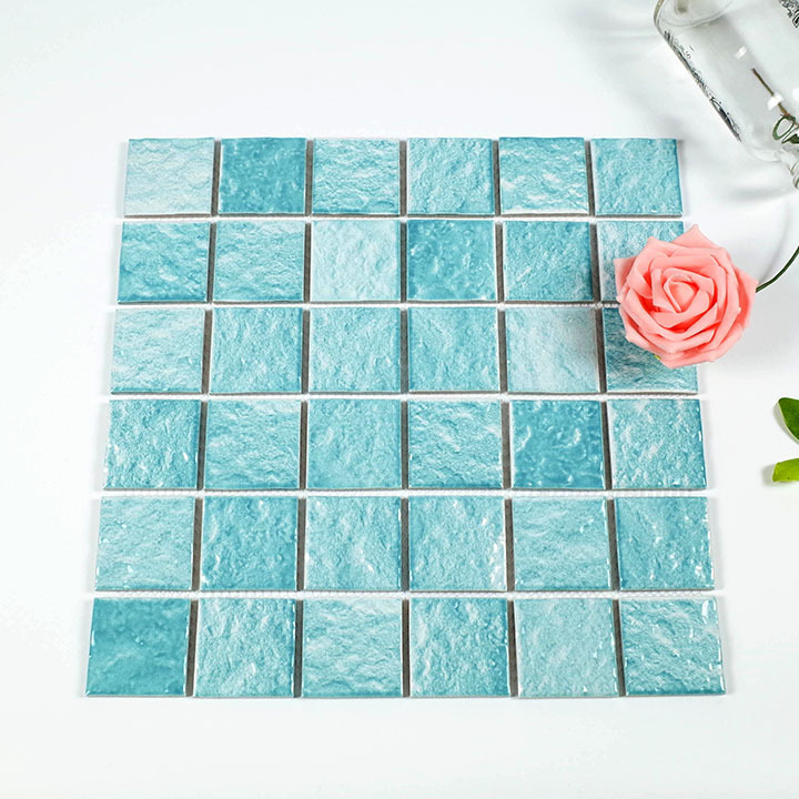 material in peel and stick glitter glass mosaic tile cheap green glass mosaic for swimming pool tile