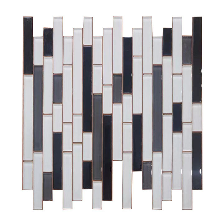 luxury tile mirror sheet crystal mosaic tile glass hot sale fashion design self adhesive mosaic tile