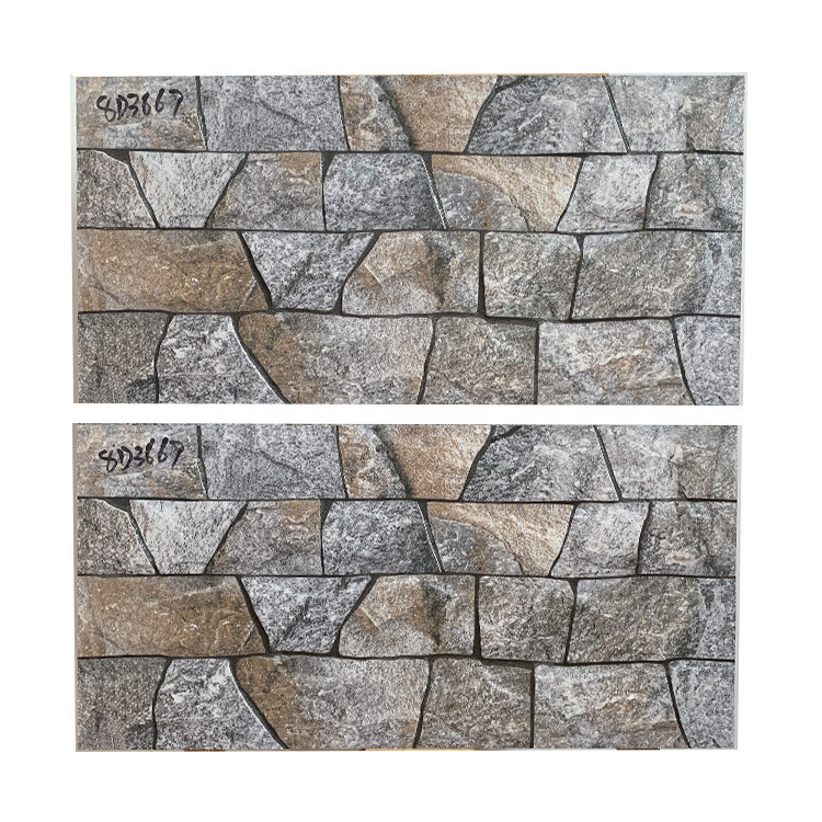 300x600 homogeneous wall tiles decorative outdoor stone wall tiles