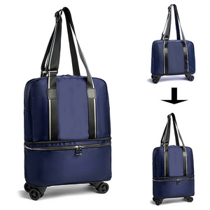 Lightweight Luggages with 360 Detachable Rolling Spinner Wheel Duffel Bags Expandable Foldable Suitcase Luggage Rolling Bags