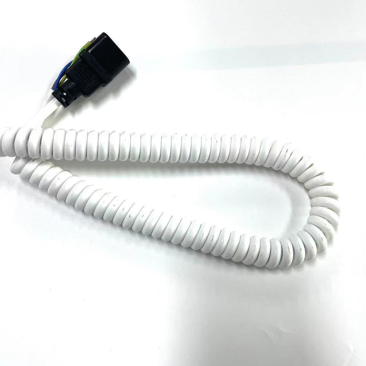 10 Core Spiral Cable Power Cord Extensible Spiral Cable Lock Cartoon Customized Extension Cord 1200mj Electric Reel 30 Ft NEMA