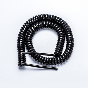 2 /3 /4 /5 / 6 / 7 core PVC/PU twisted spiral coiled cable flexible electric cable wire 2.5mm cord 10 core pure copper cable