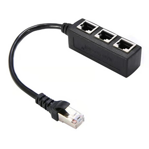 Port Splitter Cable Network Cat5 Cat6 Adapter Rj45 Male To 2 3 Ports Rj45 Female Adapter Rj45 Splitter data cable