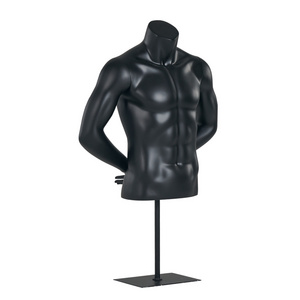 Strong Muscle Upper Body Male Mannequin Torso With Arms