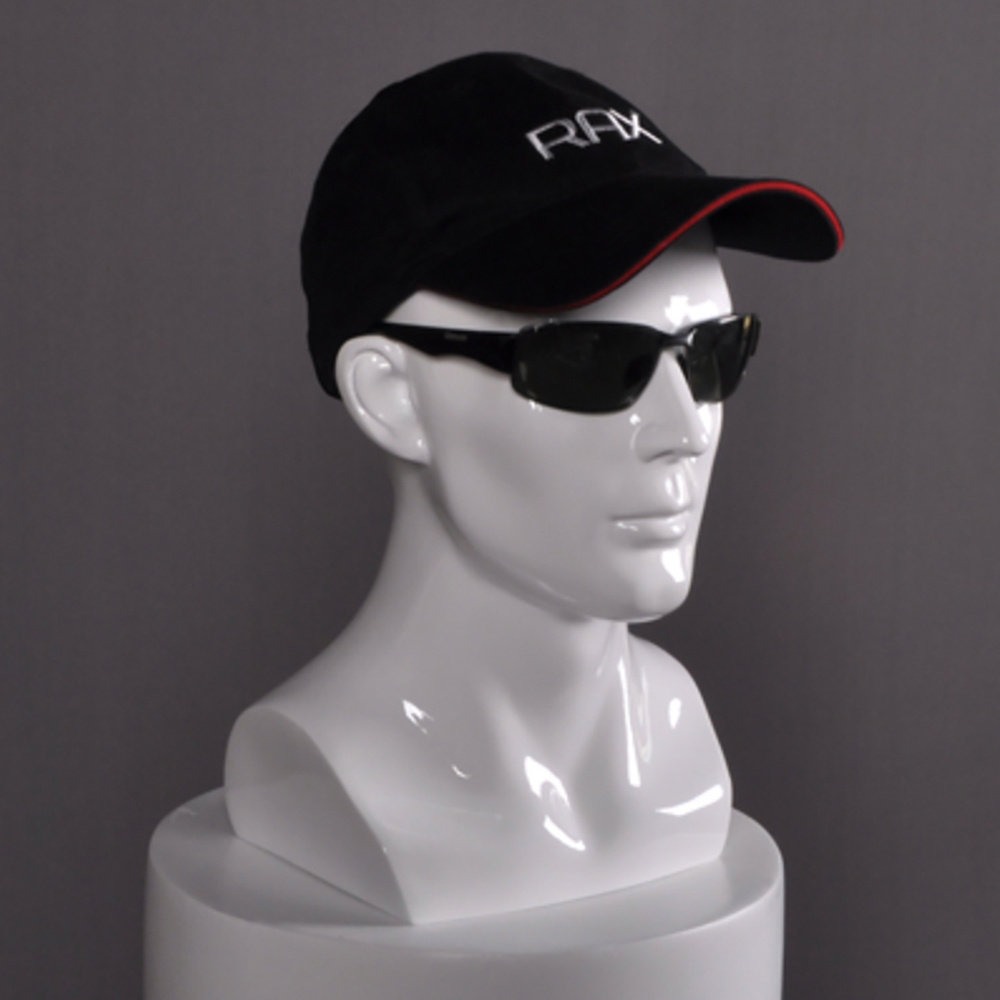 Cheap Fiberglass White Male Head Sunglass Display Mannequin