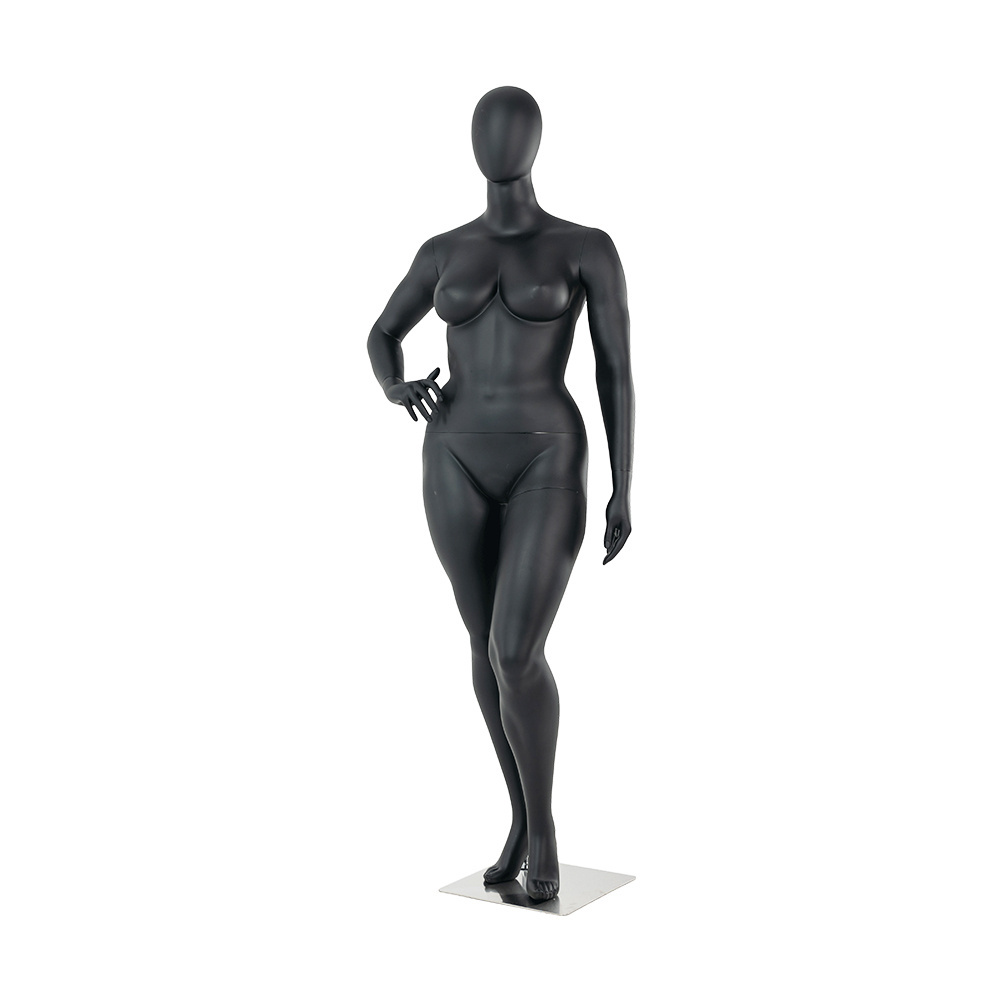 Black Plus Size Female Mannequin Big Hips And Big Boobs