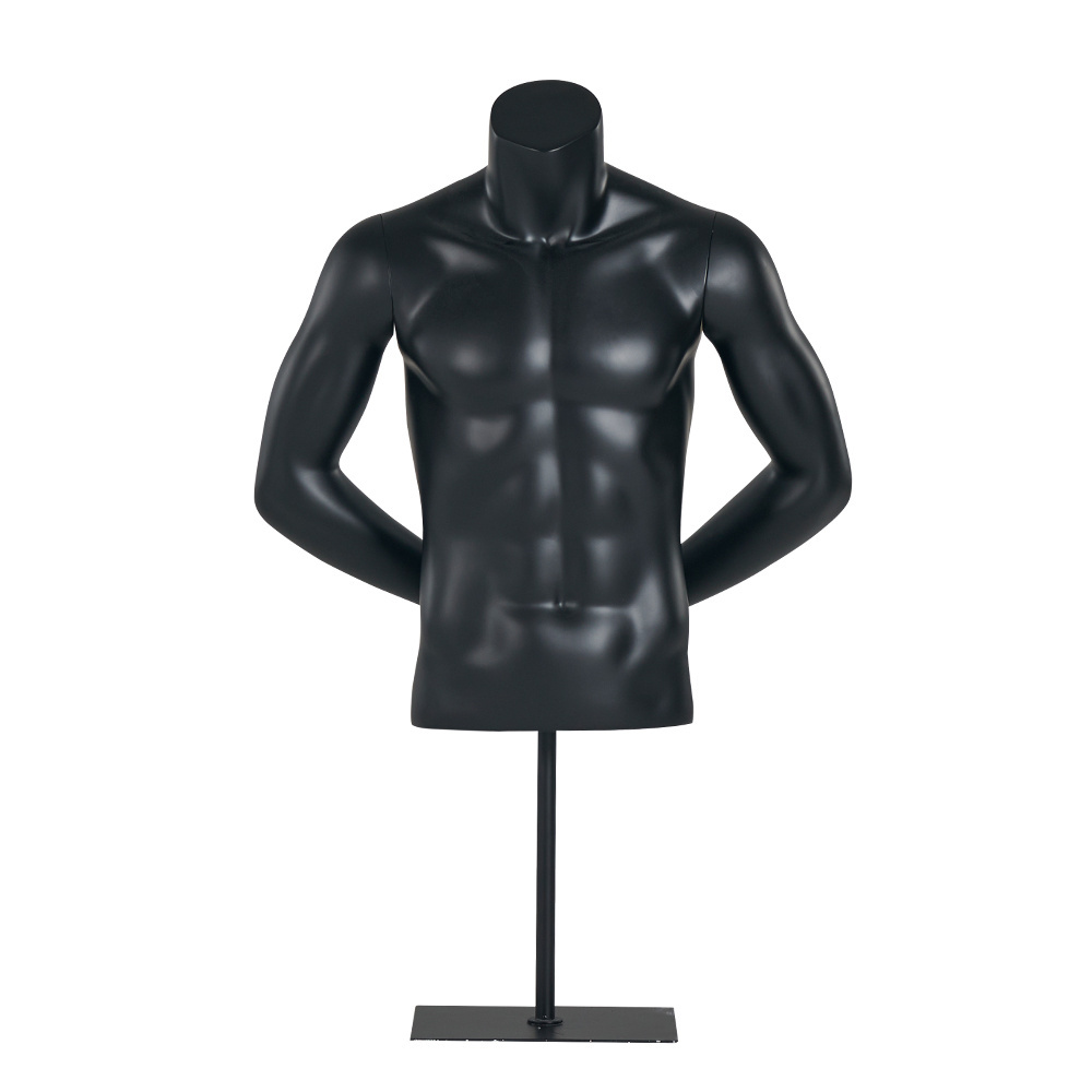 Strong Muscle Upper Body Male Mannequin Torso With Arms