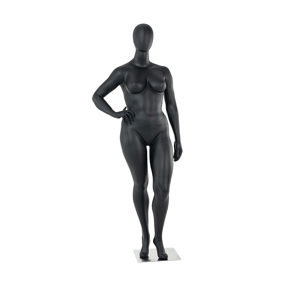 Black Plus Size Female Mannequin Big Hips And Big Boobs