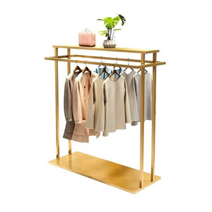 High quality clothes stand metal garment display racks for retail store