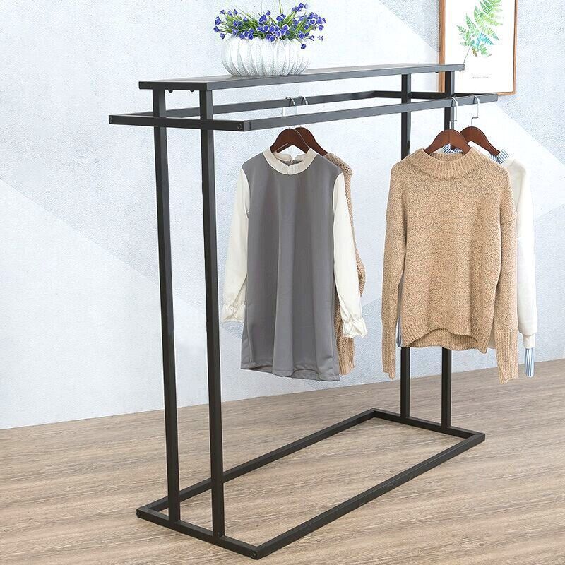 High quality clothes stand metal garment display racks for retail store