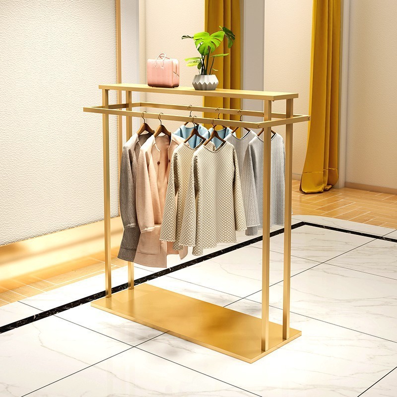 High quality clothes stand metal garment display racks for retail store