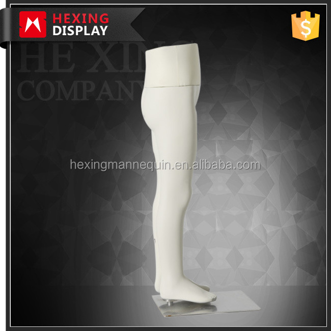 Fabric coated half body child legs mannequin for jean