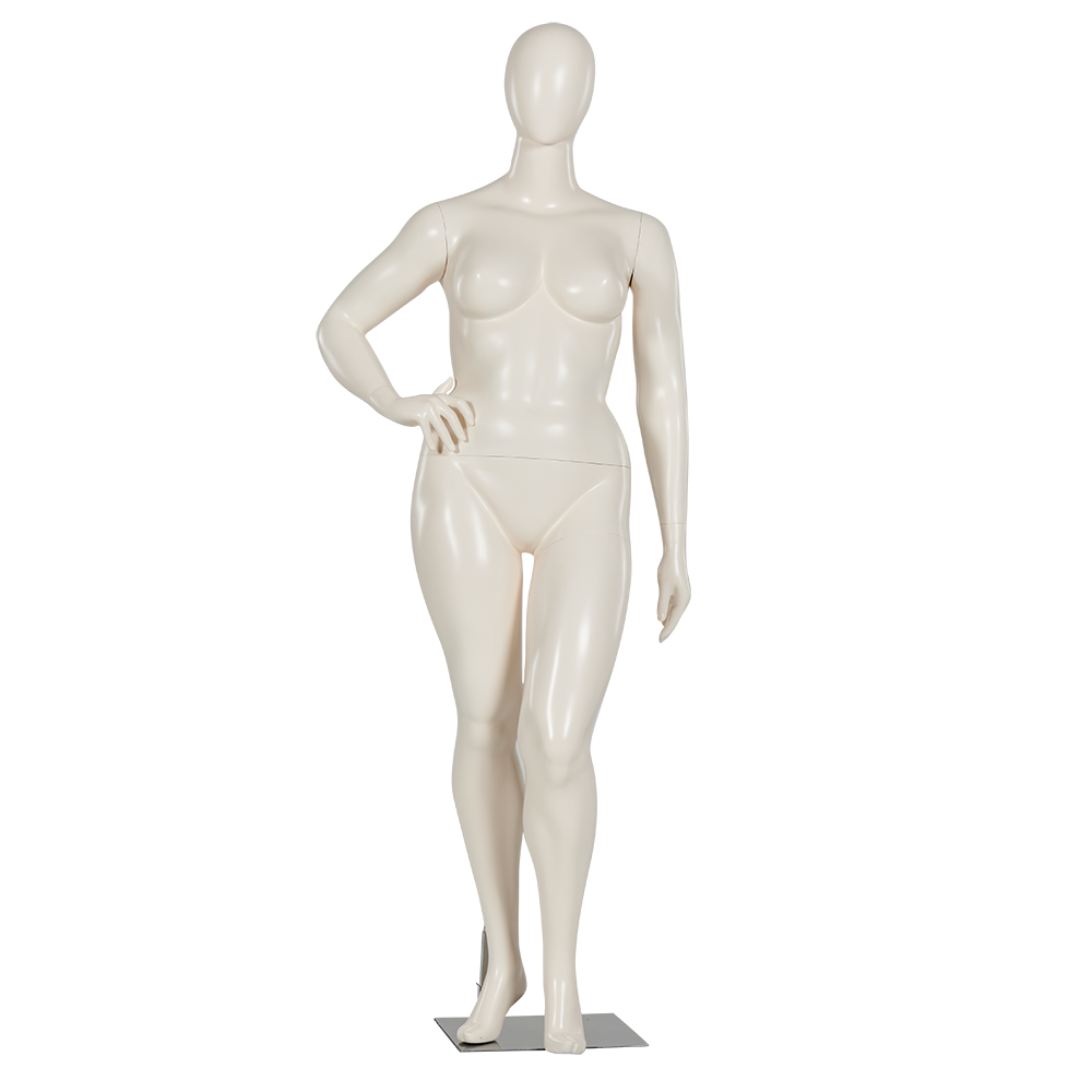 Wholesale akimbo manikin women full body mannequin female plus size mannequin