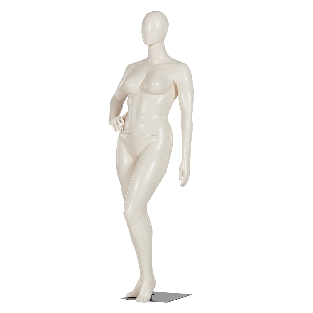 Wholesale akimbo manikin women full body mannequin female plus size mannequin