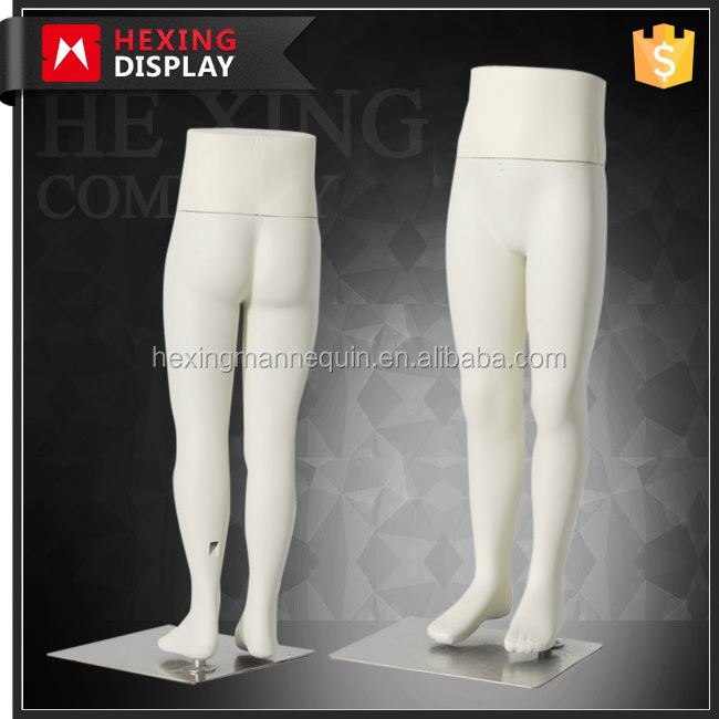 Fabric coated half body child legs mannequin for jean