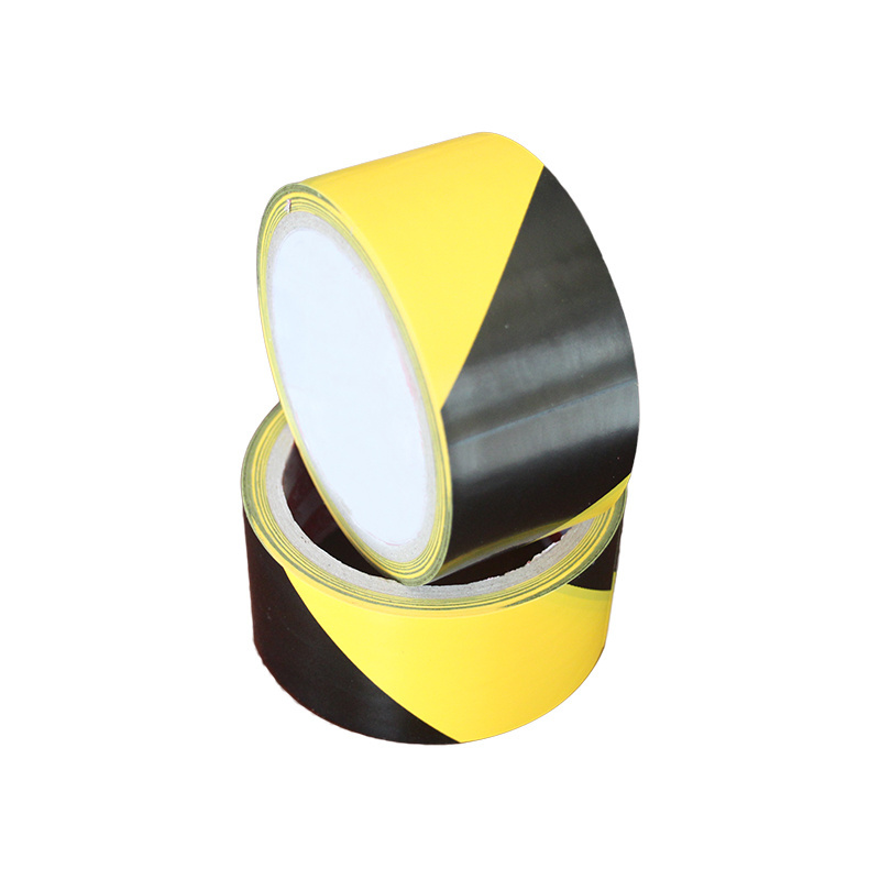 0.05mm plastic sheet film aluminium foil detectable Yellow Black pvc warning tape fiber optic cable warning tape