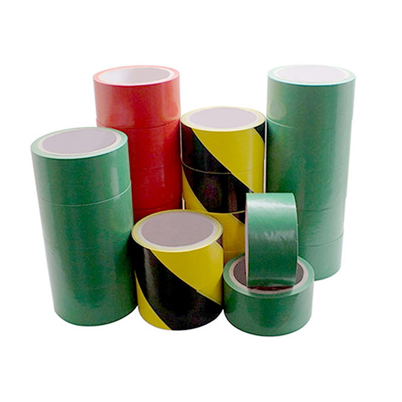 0.05mm plastic sheet film aluminium foil detectable Yellow Black pvc warning tape fiber optic cable warning tape