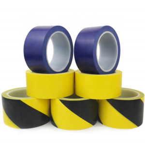 0.05mm plastic sheet film aluminium foil detectable Yellow Black pvc warning tape fiber optic cable warning tape