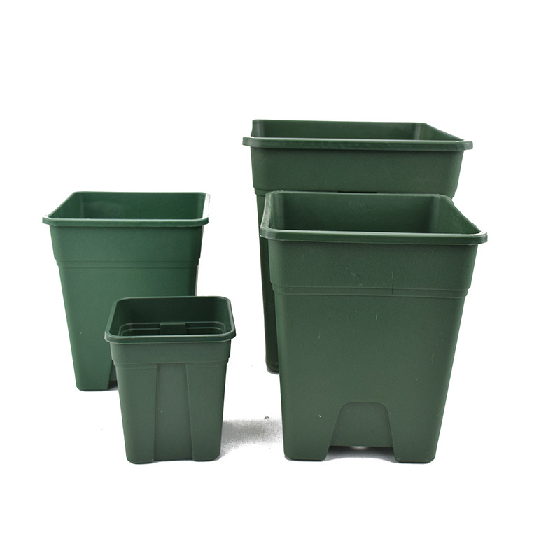 Wholesales Cheap Round Flower Pots Outdoor Plastic Nursery Flower Pot