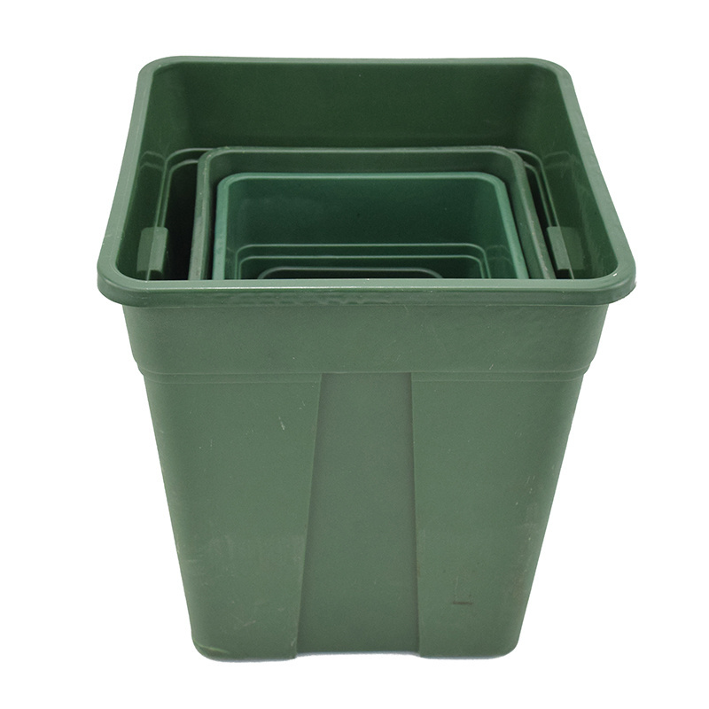 Wholesales Cheap Round Flower Pots Outdoor Plastic Nursery Flower Pot