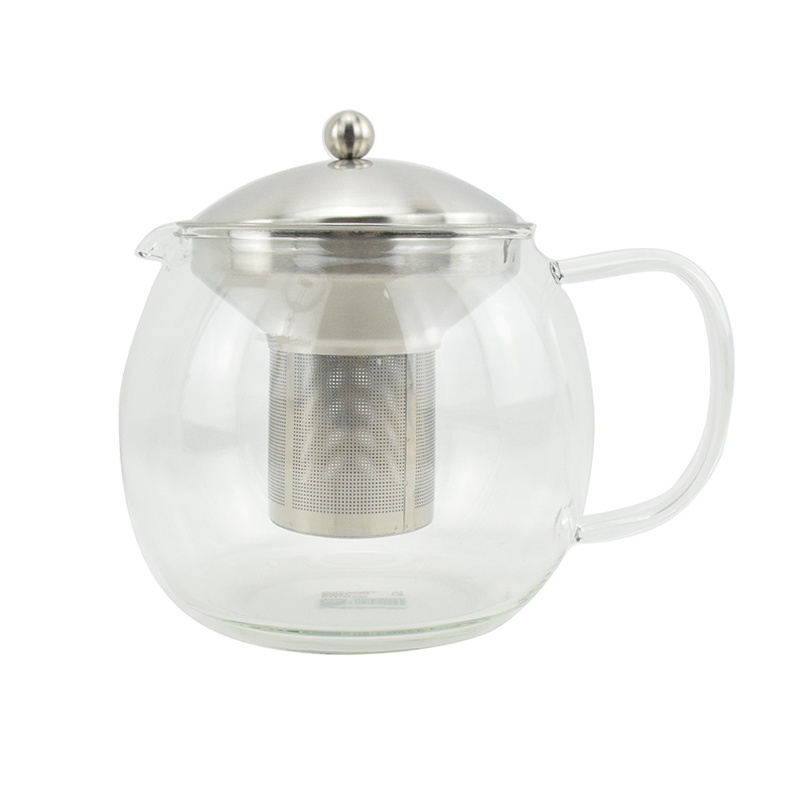 Top sellers Tea Kettle and tea pot Maker Glass Teapot with Removable Loose Tea Infuser Stovetop Safe Glass teapot