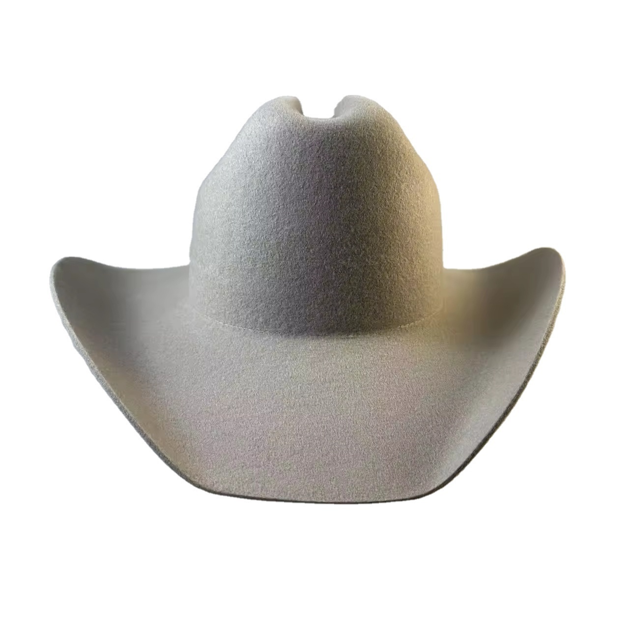 Wholesale high Quality Classic Felt Wide Brim Hat Custom Fashion Solid Color Belt Buckle Western Cowboy Cowgirl Hat