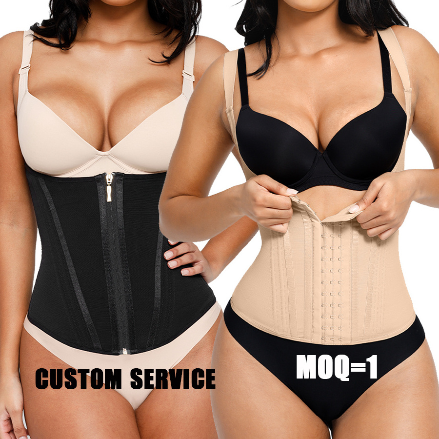 HEXIN Top Selling Belts Corset Rubber Women Waist Trainer Shaper Double Compression Latex Waist Trainer For Women