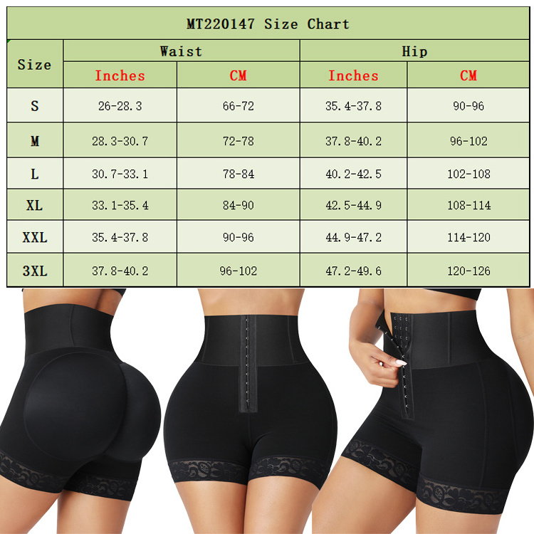 HOT SALE Custom Bbl Shapewear Shorts With Hook Fajas Colombianas Post Surgery High Waist Butt Lifter Women Shapewear Fajas Short