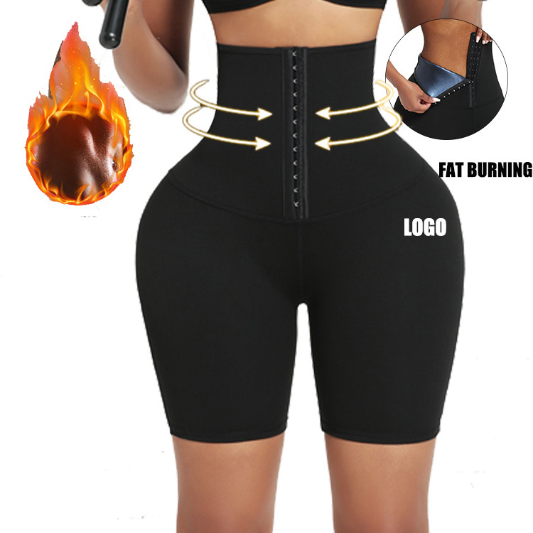 HEXIN Dropshipping Service High Waist Yoga Leggings Short Leggings Waist Trainer Corset