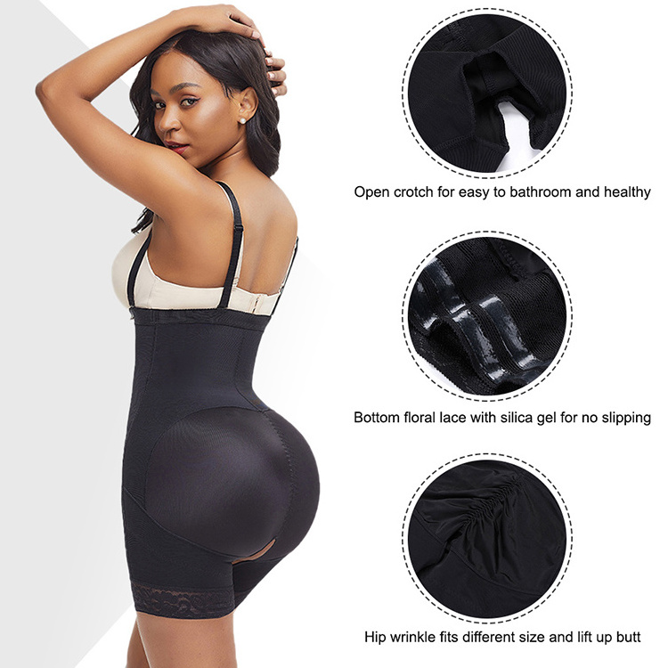 HEXIN Custom Service Full Body Shaper Women Super Control Full Body Thigh Shaper Slimming Shapewear Shaper