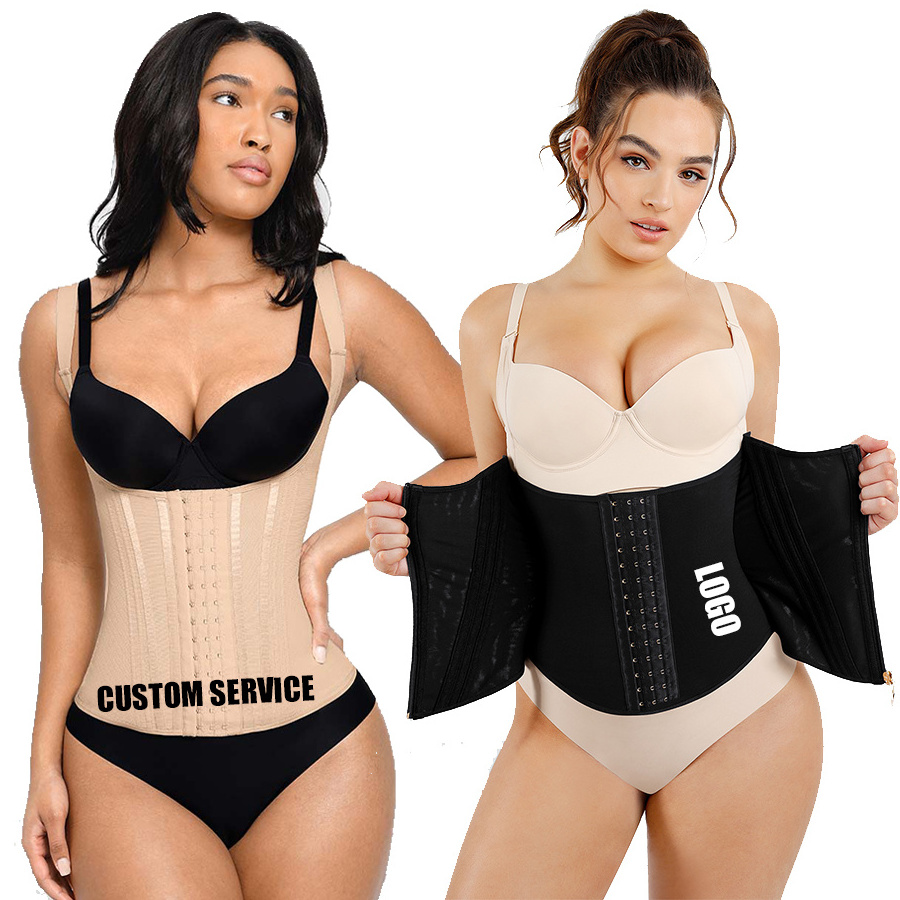 2023 Wholesale Custom Service Waist Trainer Tummy Control Colombian Girdles Shaper Body Wrap Waist Trainer Corset