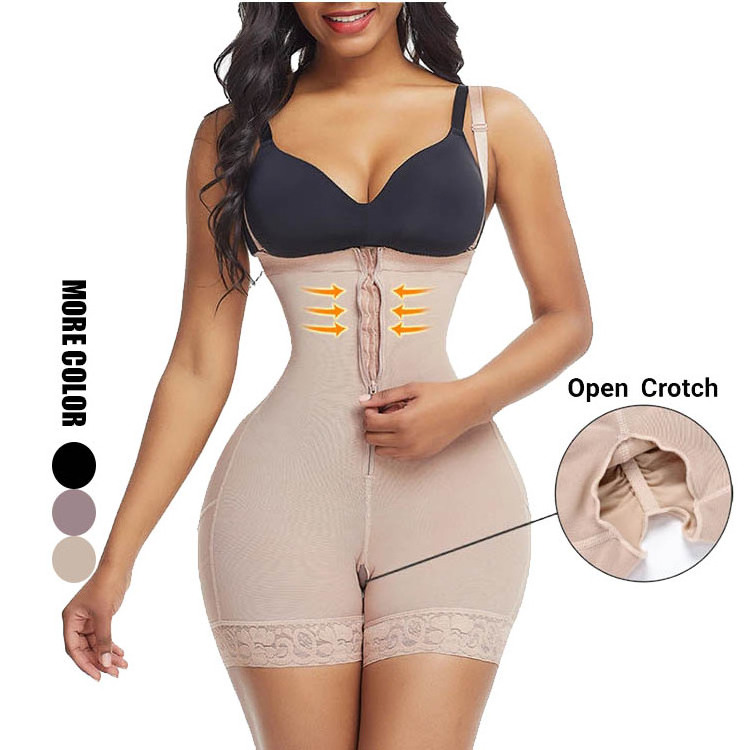 HEXIN Custom Service Full Body Shaper Women Super Control Full Body Thigh Shaper Slimming Shapewear Shaper