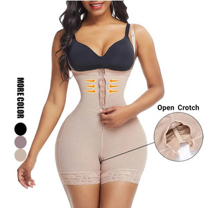 HEXIN Custom Service Full Body Shaper Women Super Control Full Body Thigh Shaper Slimming Shapewear Shaper