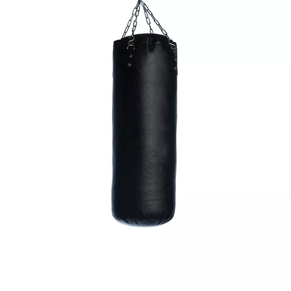 New Arrive Composite Men And Women training Leather Made MMA Boxing Punching Bags With Chains