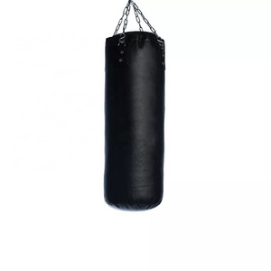 New Arrive Composite Men And Women training Leather Made MMA Boxing Punching Bags With Chains