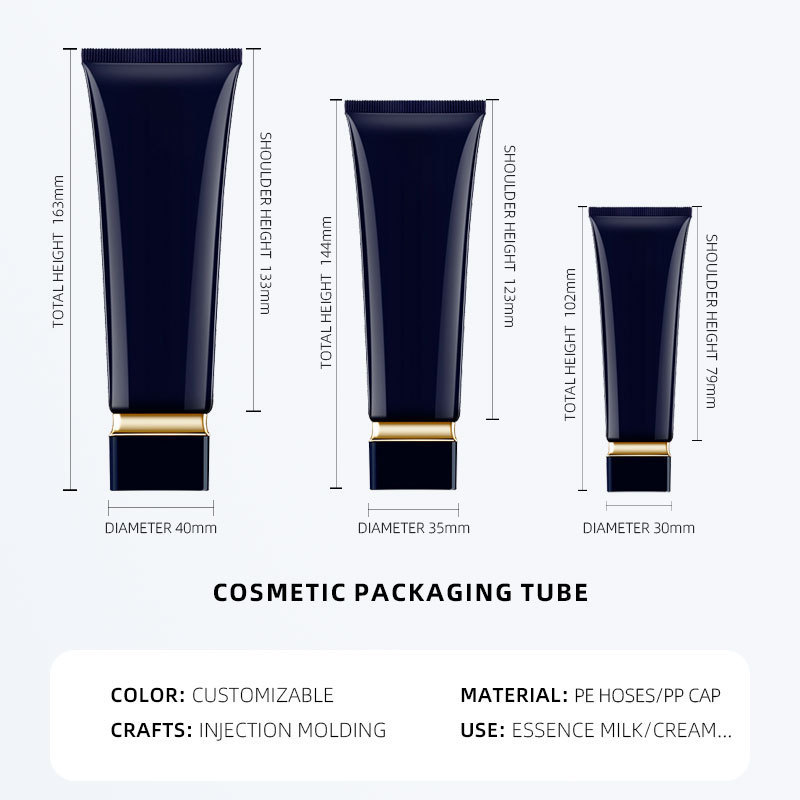 Custom Printed Plastic Cosmetic Tubes BB CC Body Lotion Hand Cream Eye Cream Sunscreen Massage Fluids Face Lotion Tubes