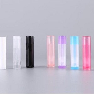 Empty Lip balm Packaging Tube Custom Chapstick Tube 5g 5ml Clear Black White Lip Balm Tubes for Craft Lipstick Container