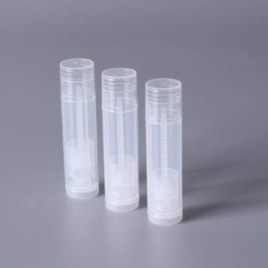 Empty Lip balm Packaging Tube Custom Chapstick Tube 5g 5ml Clear Black White Lip Balm Tubes for Craft Lipstick Container