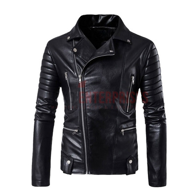 Custom Made Logo Your Own Design Outdoor Leather Men's Coats With Winter Jacket Men Fashion Jackets For Men