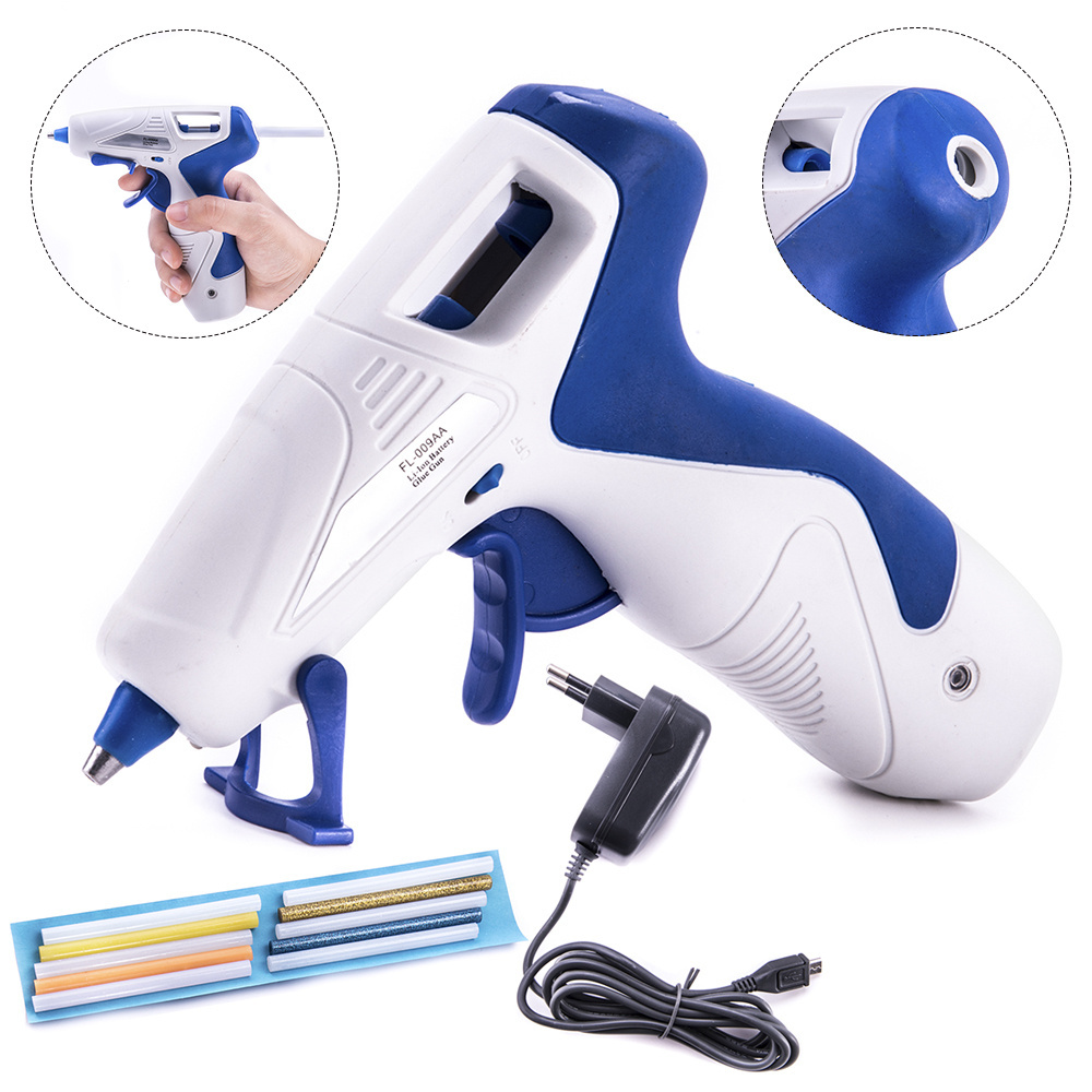 10W rechargeable high temp electric handmade art crafts DIY hot-melt glue guns