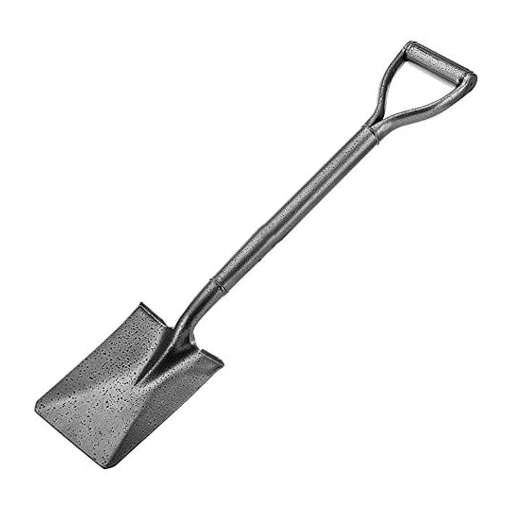 Garden D handle all metal straight spade shovel digging spade square shovel