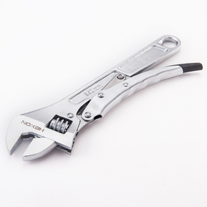 Multifunction hand repair tool locking plier adjustable monkey wrench spanner