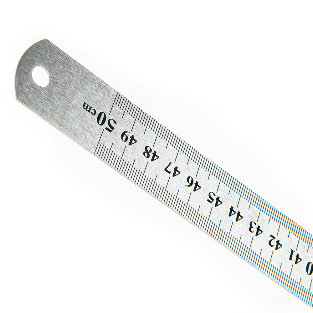 50 cm long metal measurement architect scale stainless steel ruler ...