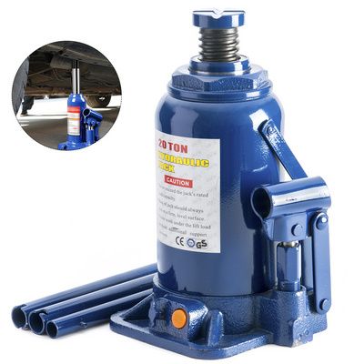 Big blue hydraulic stubby low profile welded bottle jack