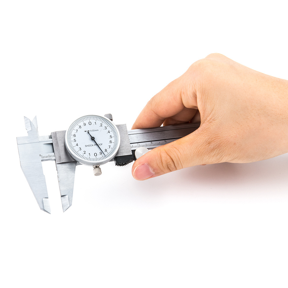 150mm measuring carbon steel measurement accuracy 0.02mm  internal digital dial vernier caliper