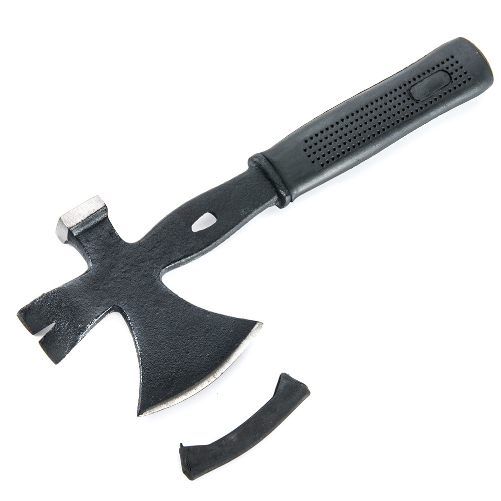 Carbon steel fiberglass handle chopping firewood driving nails hatchet hammer camping outdoor multi tool multifunctional axe