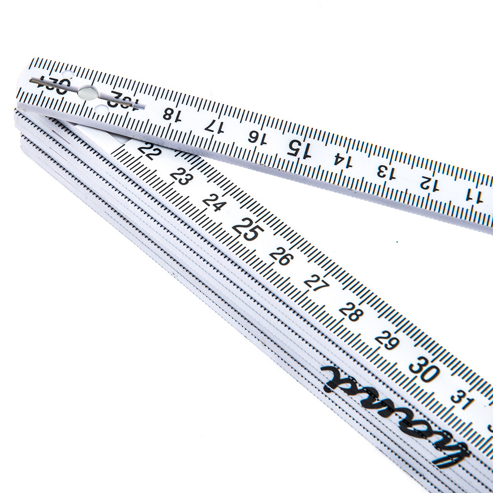 2m 10 folds multifunctional measuring tools extension foldable flexible scale plastic folding ruler