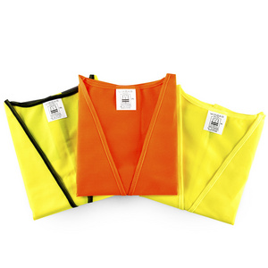 Yellow Orange Clothing High Visibility Reflective Safety Vest