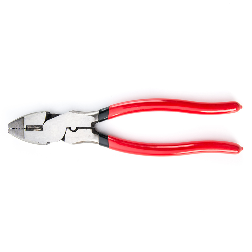 Industrial level American high leverage alicate wire side cutting crimper crimping linesman plier combination plier